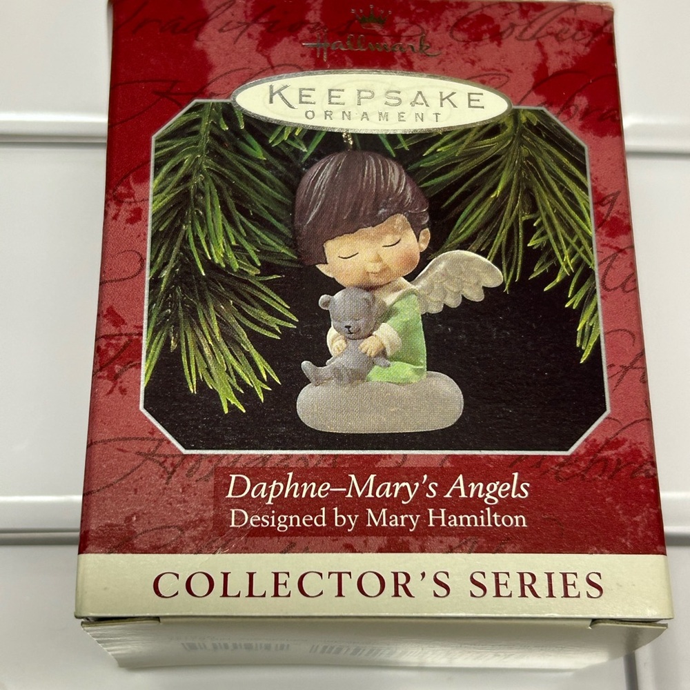 Hallmark Keepsake Ornament - Daphne Mary's Angels in Red and Green
